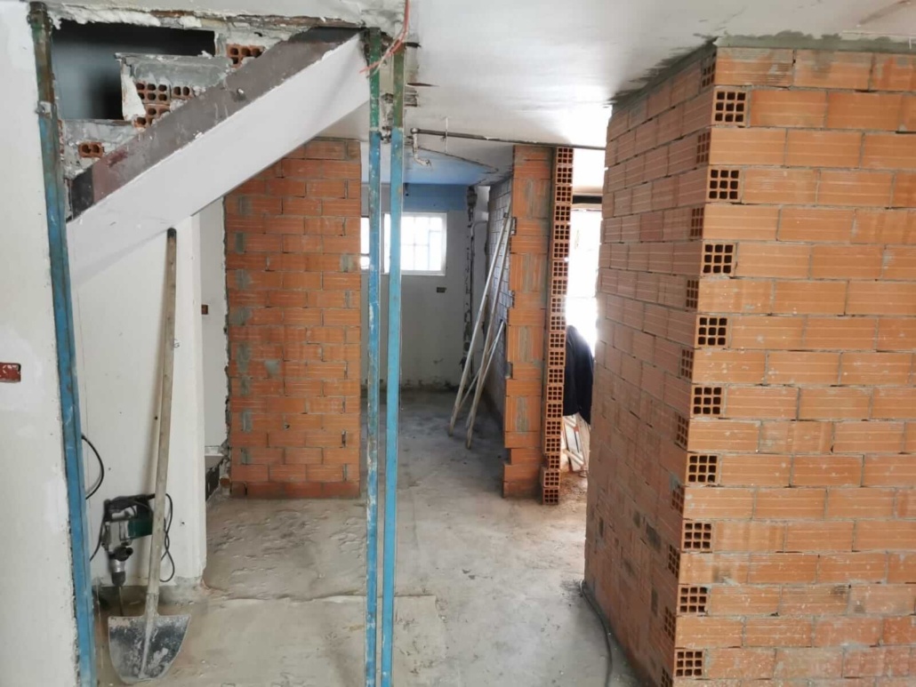 Inizio lavori ristrutturazione Cantiere Nichelino