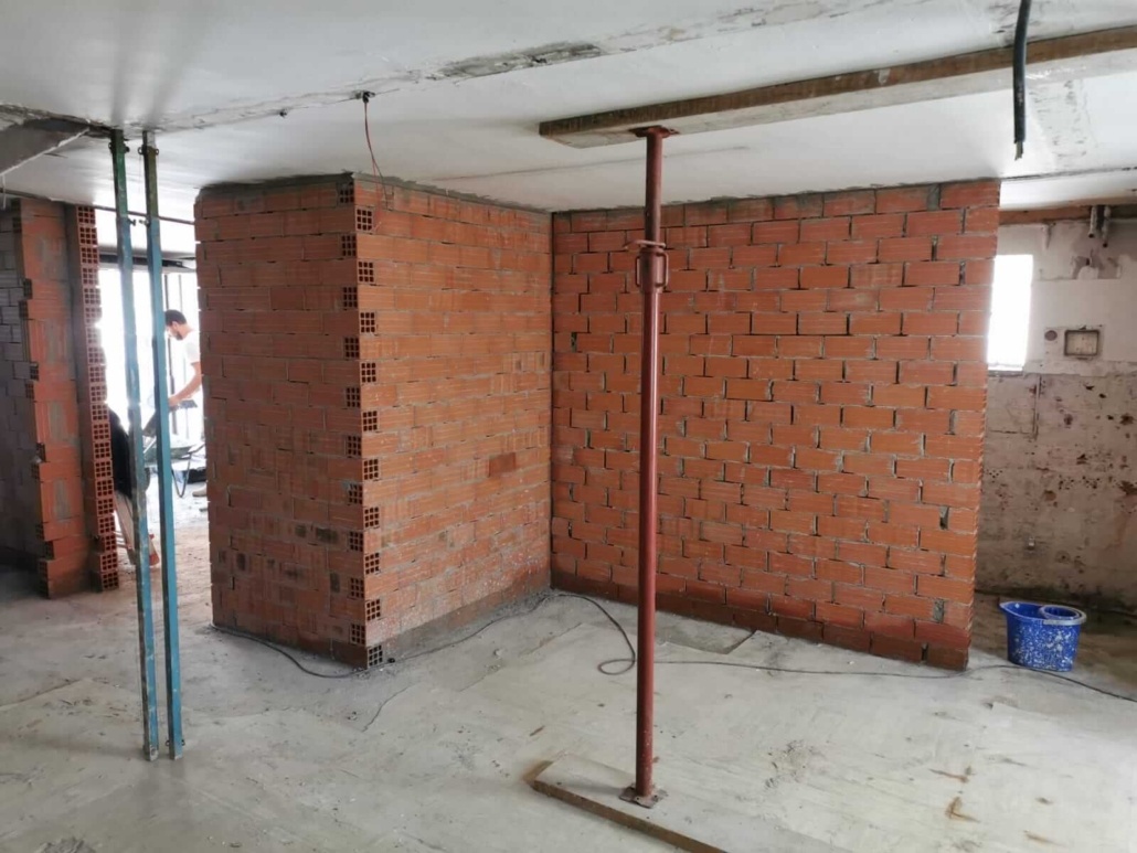 Inizio lavori ristrutturazione Cantiere Nichelino